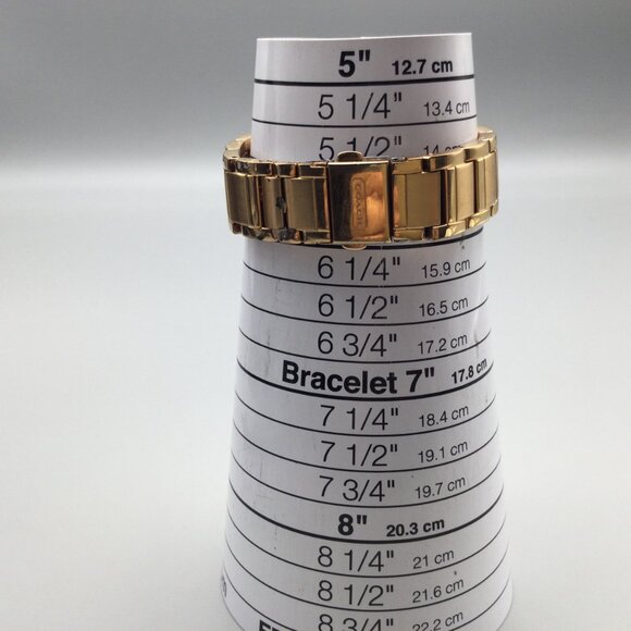 Coach Madison Watch Women 32mm Rose Gold Tone New Battery 6" - Picture 11 of 14